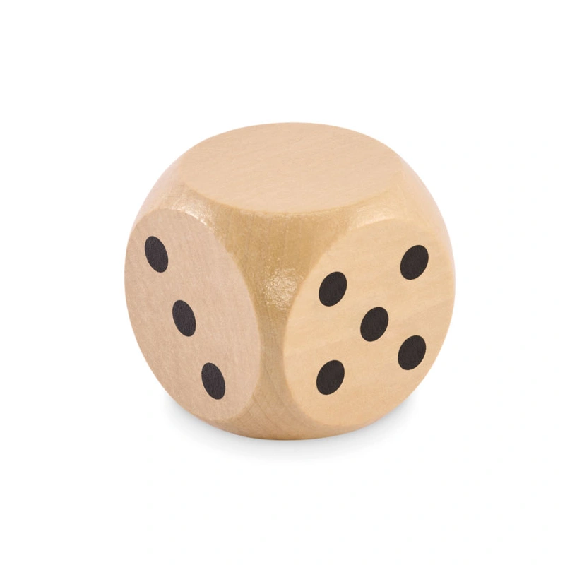 Schima Houten Dobbelsteen 5cm