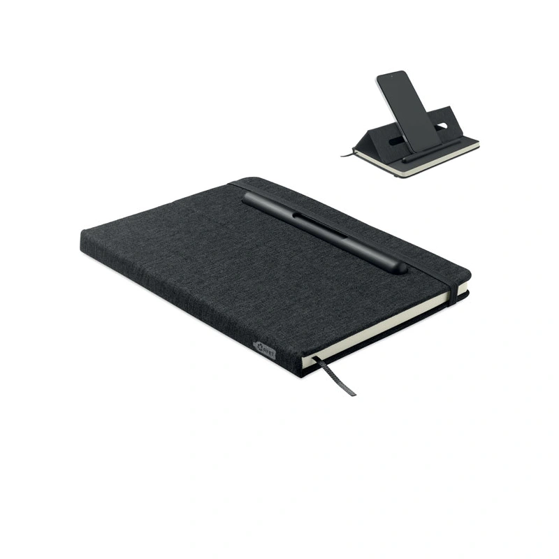 RINBOOK A5 Notitieboek met Telefoonhouder