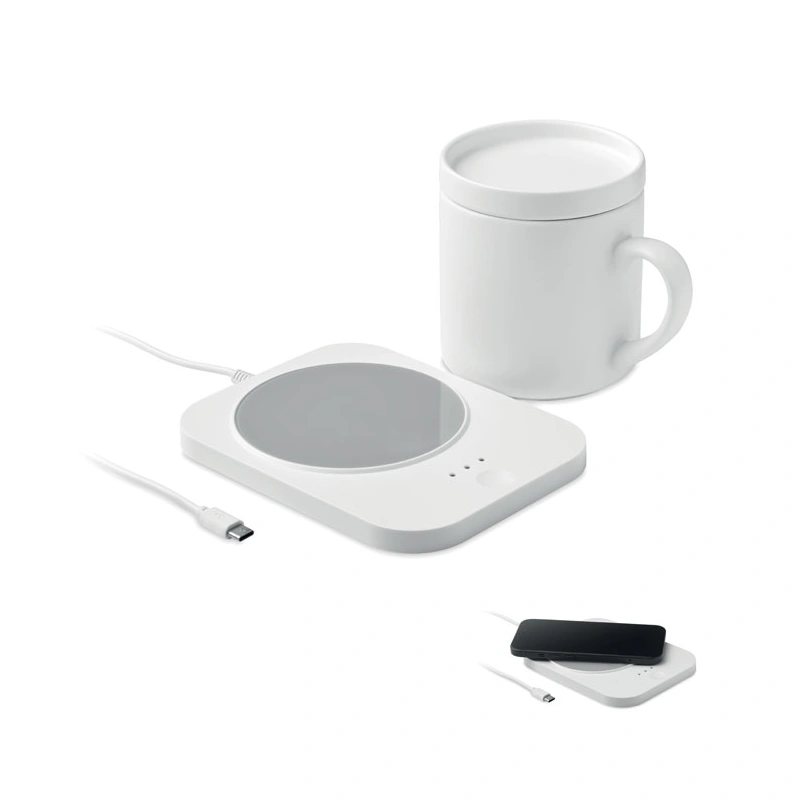 SIROTER Draadloze Mokwarmer & Oplader Set