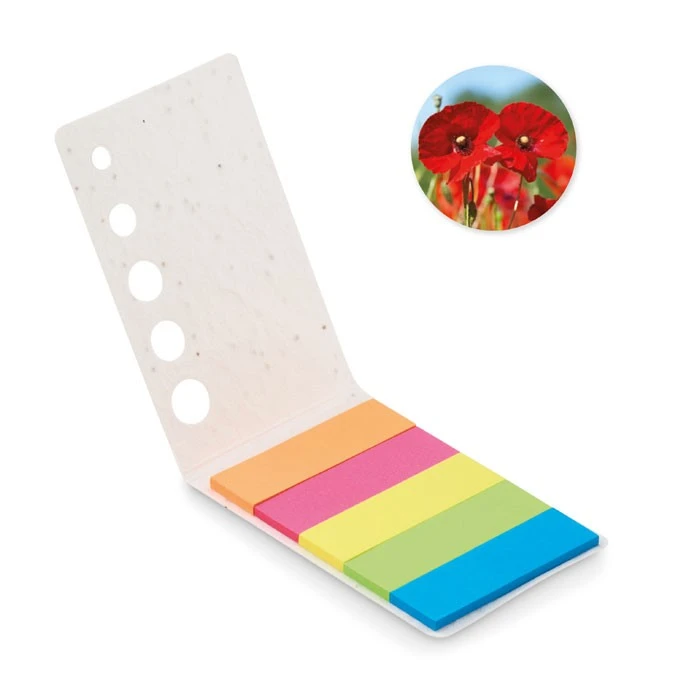 MEMO SEED Pagemarkers - Set van 5 Kleuren