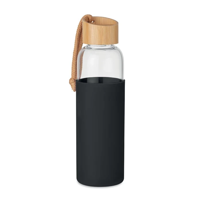Glazen Fles 500 ml met Pouch