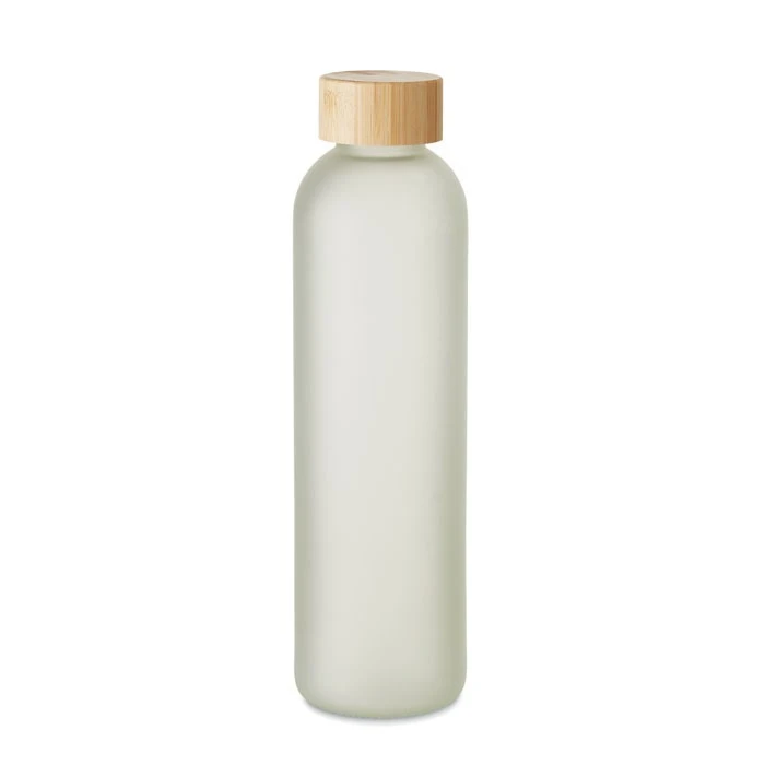 650ml Sublimatie Glazen Fles met Bamboe Deksel