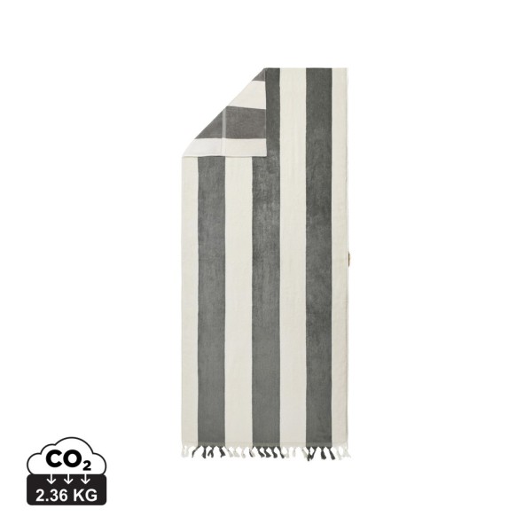 VINGA Valmer lounge handdoek, grijs