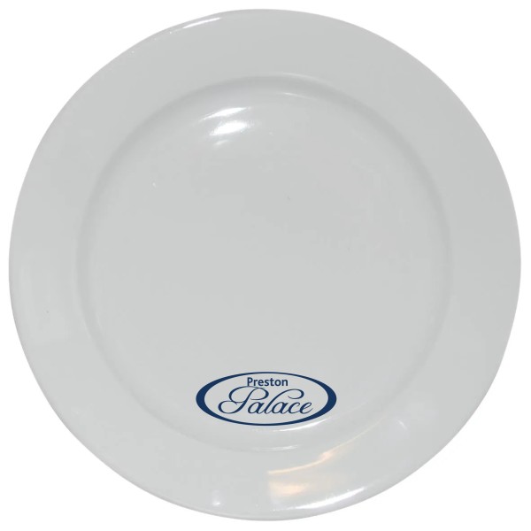 Bord brede rand wit 30,5 cm