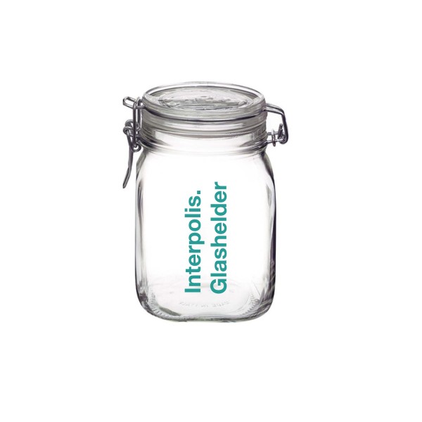 Fido Weckpot 1 l vierkant