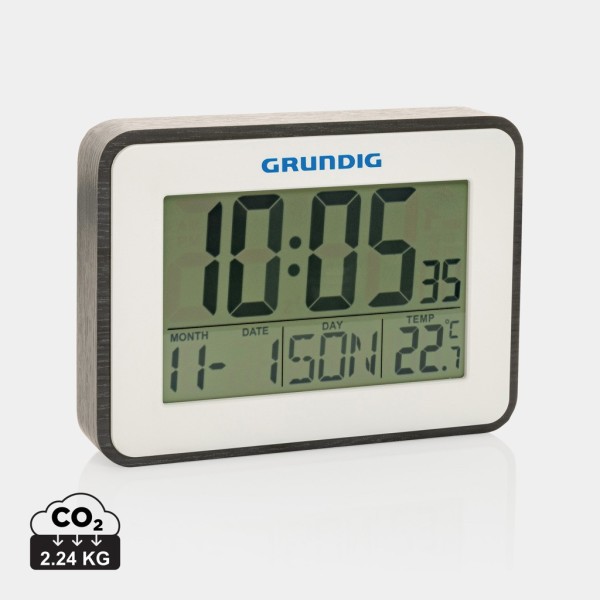 Grundig weerstation met alarm en kalender, wit