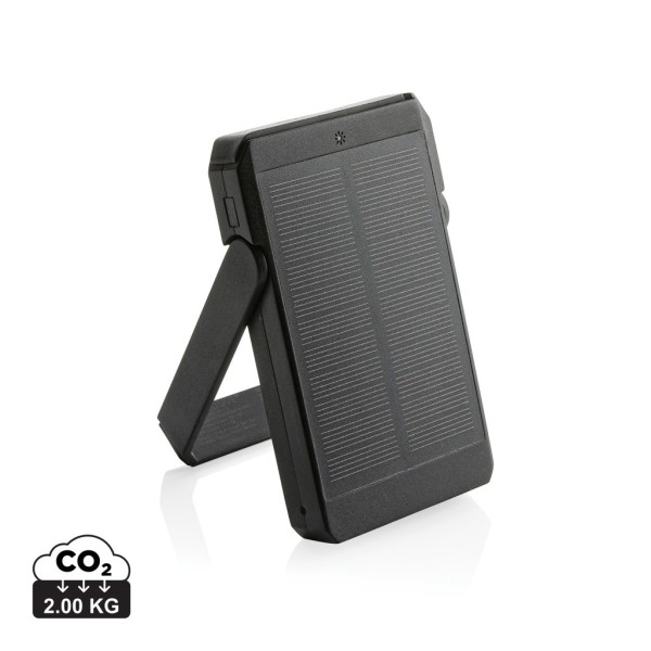 Skywave RCS rerecycled solar powerbank 5.000 mah 10W, zwart