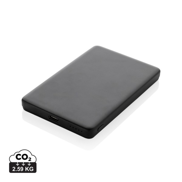 Orion RCS r-aluminium 5000 mah 5W magnetische powerbank, zwart