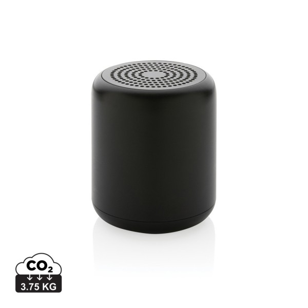 RCS gerecycled plastic 5W draadloze speaker, zwart