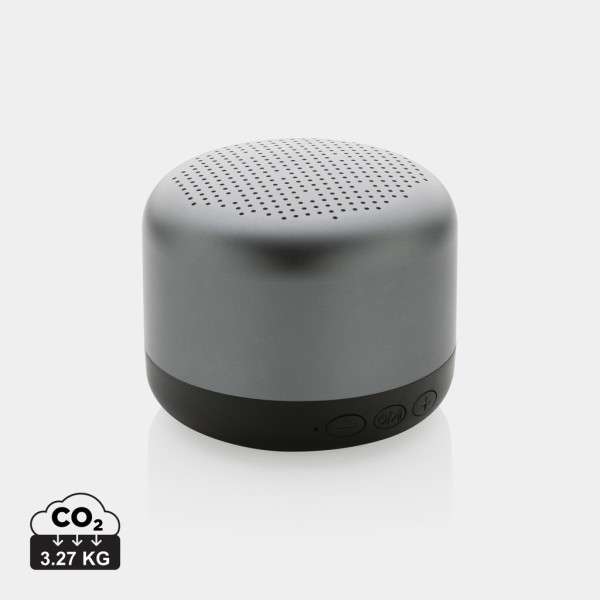 Terra RCS recycled aluminium 5W draadloze speaker, grijs