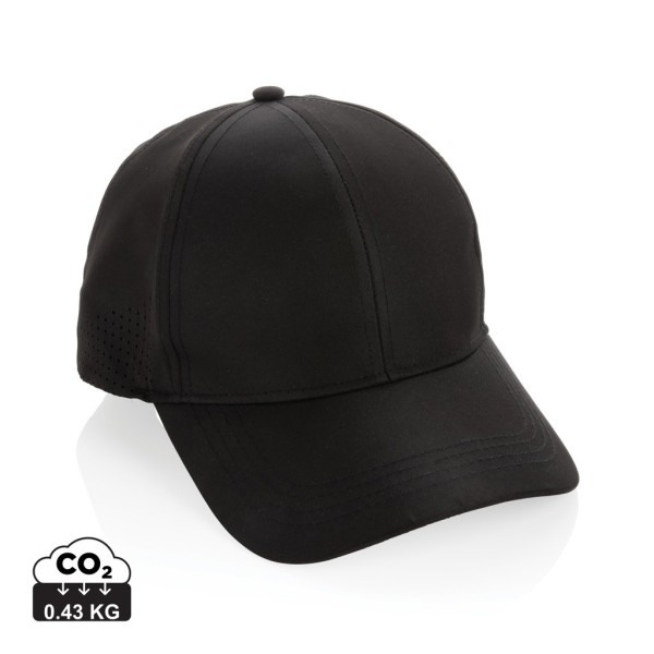 Impact AWARE™ 6 panel rpet sportcap, zwart