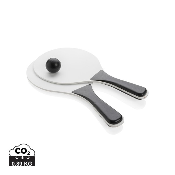 Strandtennis set, zwart