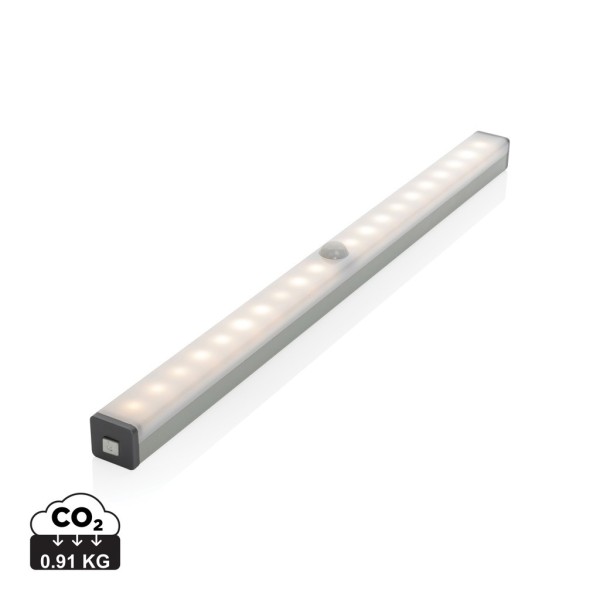 USB-oplaadbare bewegingssensor LED-lamp groot, zilver