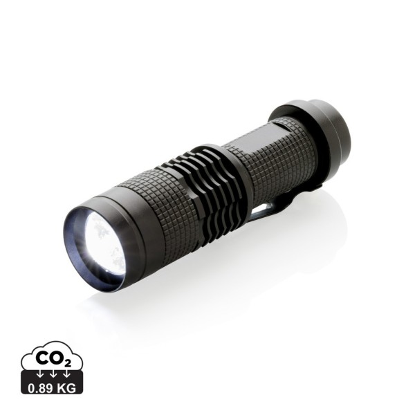 3W CREE zaklamp, zwart