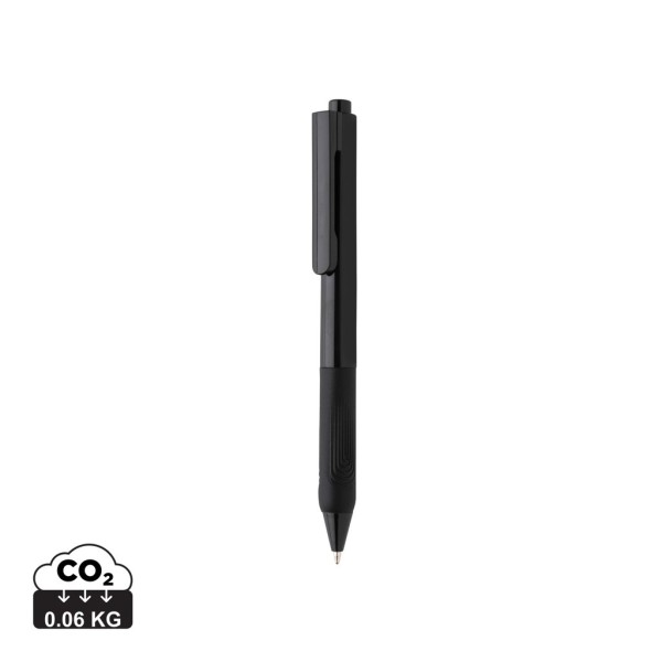 X9 pen met siliconen grip, zwart
