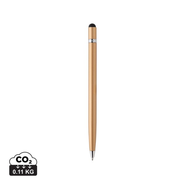 Simplistic metalen pen, goudkleurig