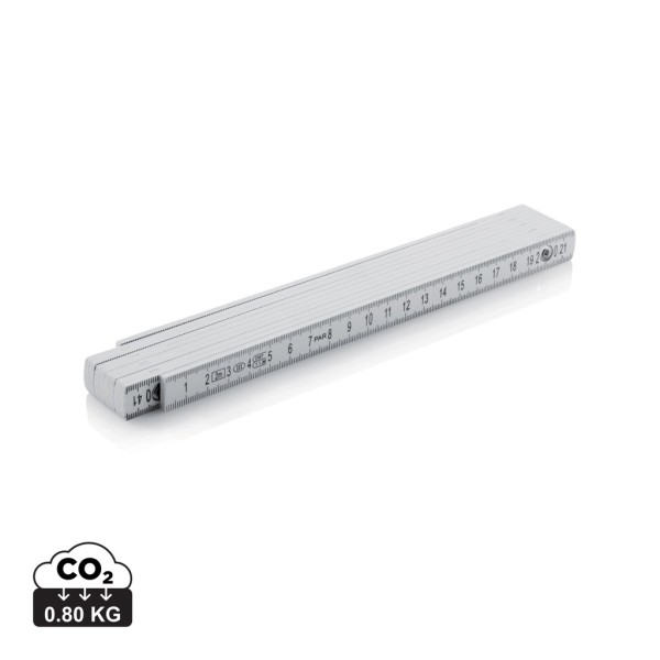 Fiberglas duimstok, wit