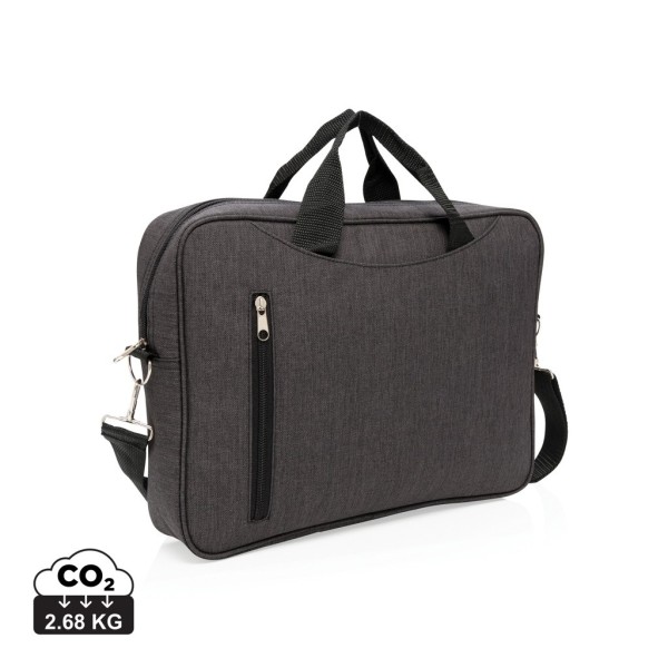 Basic 15” laptop tas PVC-vrij, antraciet