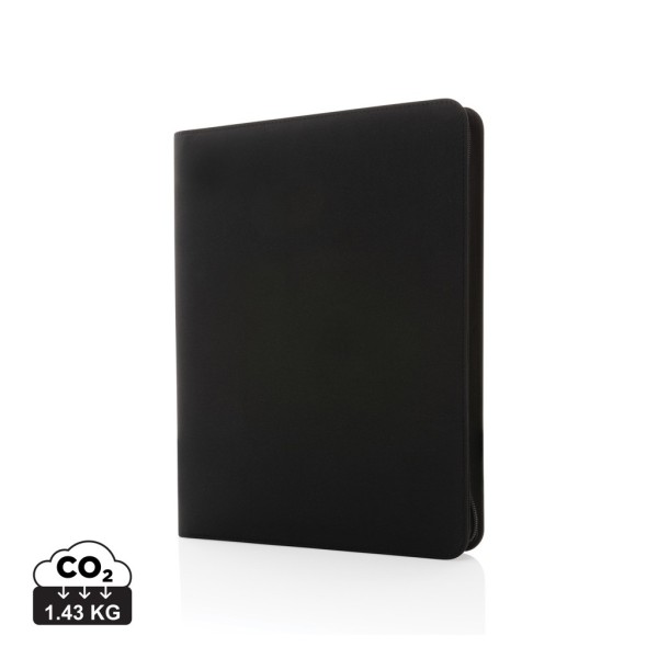Impact Aware™ deluxe 300D tech portfolio met rits, zwart