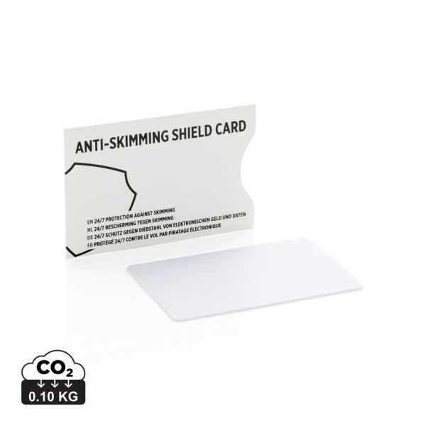 Anti-skimming beschermkaart met actieve stoorzender chip, wi