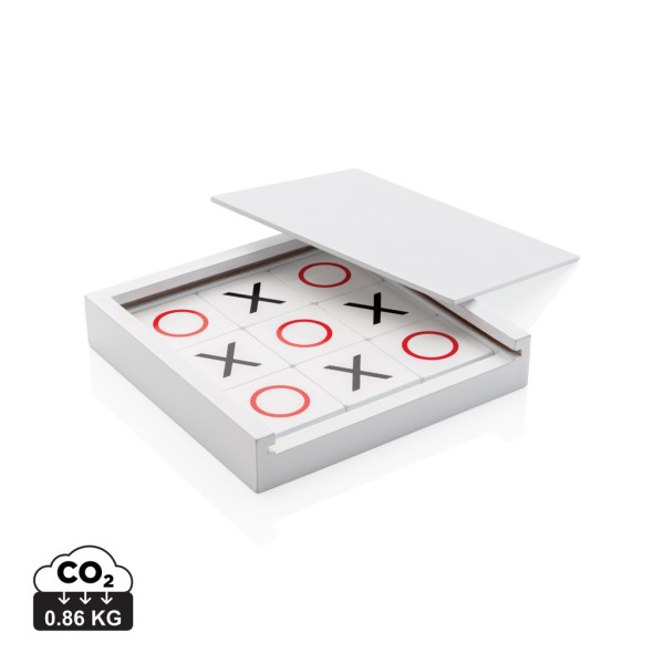 Deluxe Tic Tac Toe spel, wit
