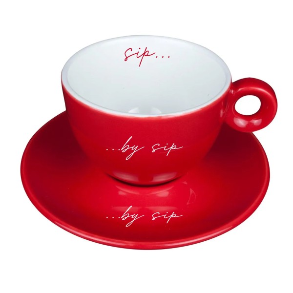 Rondo Cappuccino rood-wit 20 cl SET