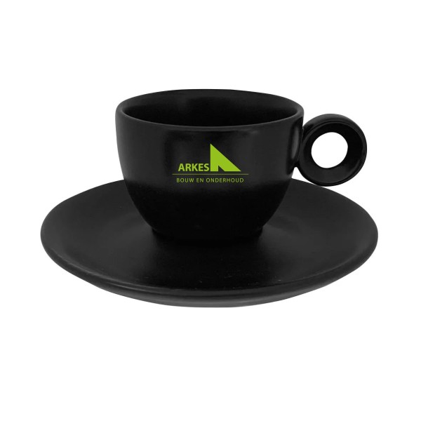 Rondo Koffie mat zwart 15 cl SET