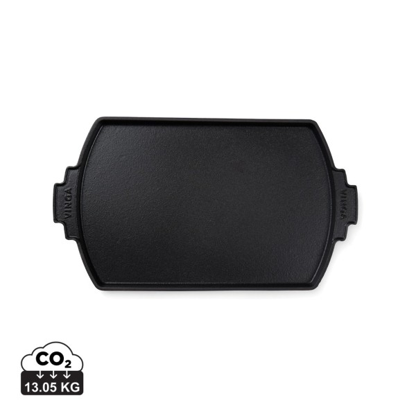 VINGA Monte Ardoise grillplaat, rechthoekig, zwart