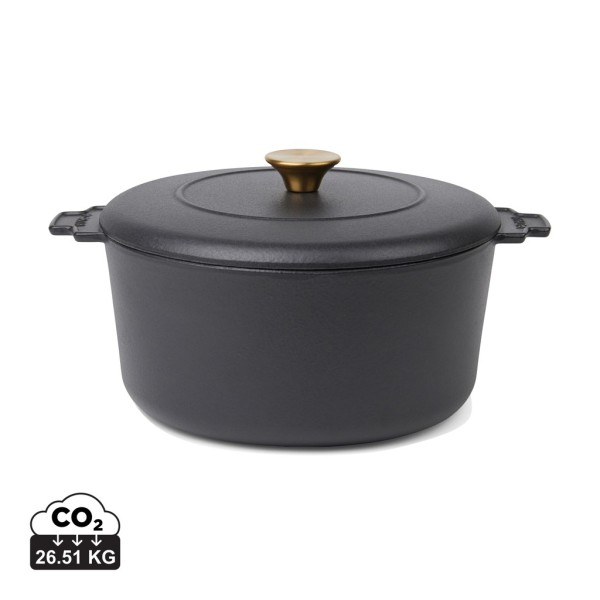VINGA Monte heritage braadpan 5.5 L, zwart
