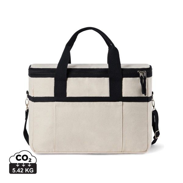 VINGA Volonne AWARE™ recycled canvas koeltas, gebroken wit