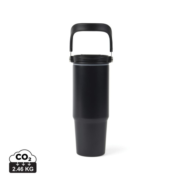 VINGA Eos trek RCS recycled RVS 880 ML, zwart