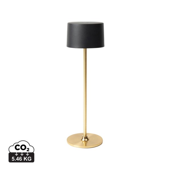 VINGA Nauro RCS recycled ABS tafel lamp, goudkleurig