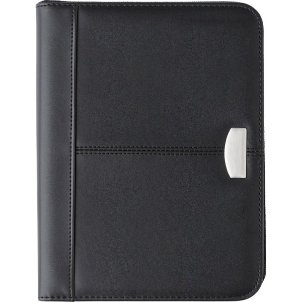 Bonded lederen documentenmap Rosa