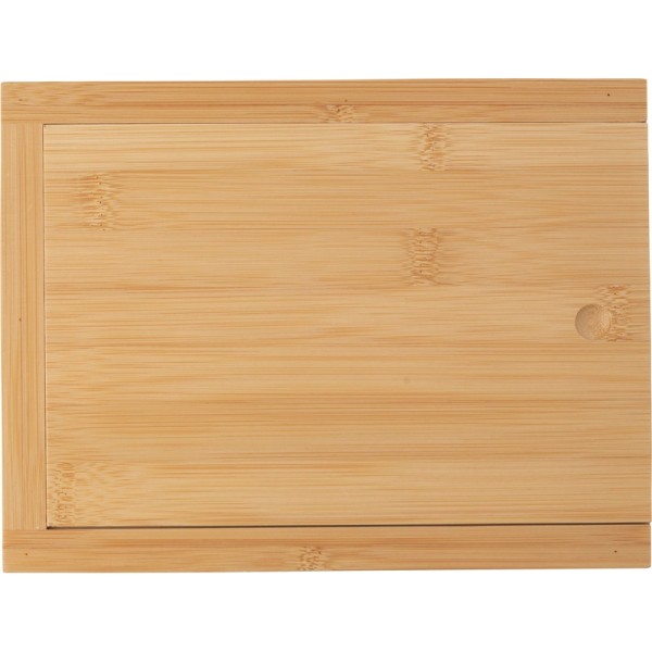 Bamboe kaas- en wijnset Patrick