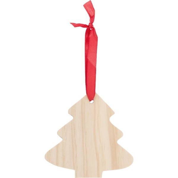 Houten kerstornament Boom Imani