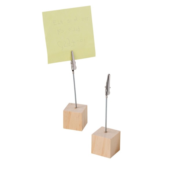 Houten cliphouder Malia