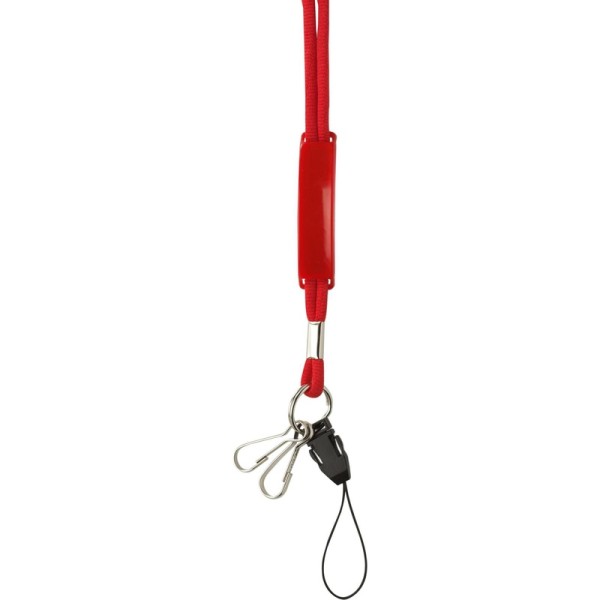 Polyester (300D) keycord met PVC badge Ariel