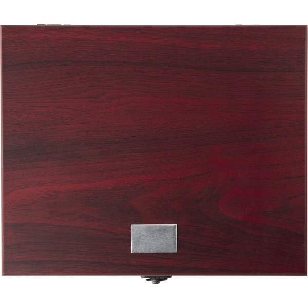 Houten wijn set Emil