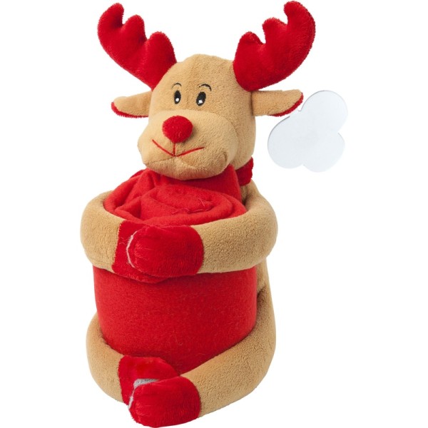 Kerstknuffel met deken Andrew