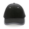 Impact AWARE ™ 6 panel 280gr recycled  katoen cap met bies-1336