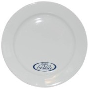 Bord brede rand wit 30,5 cm