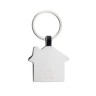 RCS sleutelhanger van gerecycled zinc alloy, zilver-312978