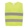 GRS gerecycled PET reflecterend veiligheidsvest 3-6 jaar, geel-338775
