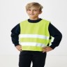 GRS gerecycled PET reflecterend veiligheidsvest 7-12 jaar, geel-313312