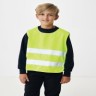 GRS gerecycled PET reflecterend veiligheidsvest 7-12 jaar, geel-313313