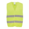 GRS gerecycled PET reflecterend veiligheidsvest, geel-338789