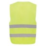 GRS gerecycled PET reflecterend veiligheidsvest, geel-313317