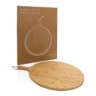 Ukiyo bamboe serveerplank rond, bruin-313324