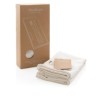 Ukiyo Aware™ 180gr 4-delige set recycled katoenen servetten, gebroken wit-313353