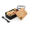 RCS RPP lunchbox met bamboe deksel, zwart-313591